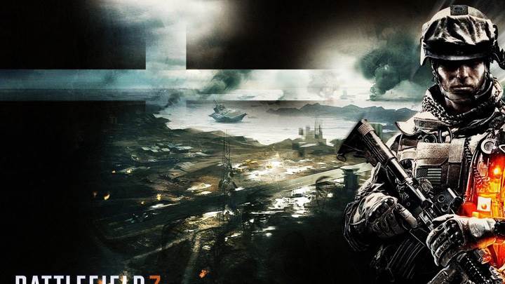 Battlefield 3 – Burning Soldier With A Rifle
